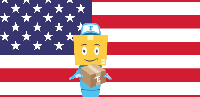 Parcels delivery from US to the UK