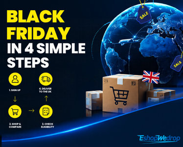 How to Shop Black Friday Deals from the USA and Europe and Deliver to the UK